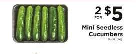 Mini Seedless Cucumbers