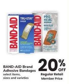 Band-Aid Brand Adhesive Bandages - select items, sizes and varieties