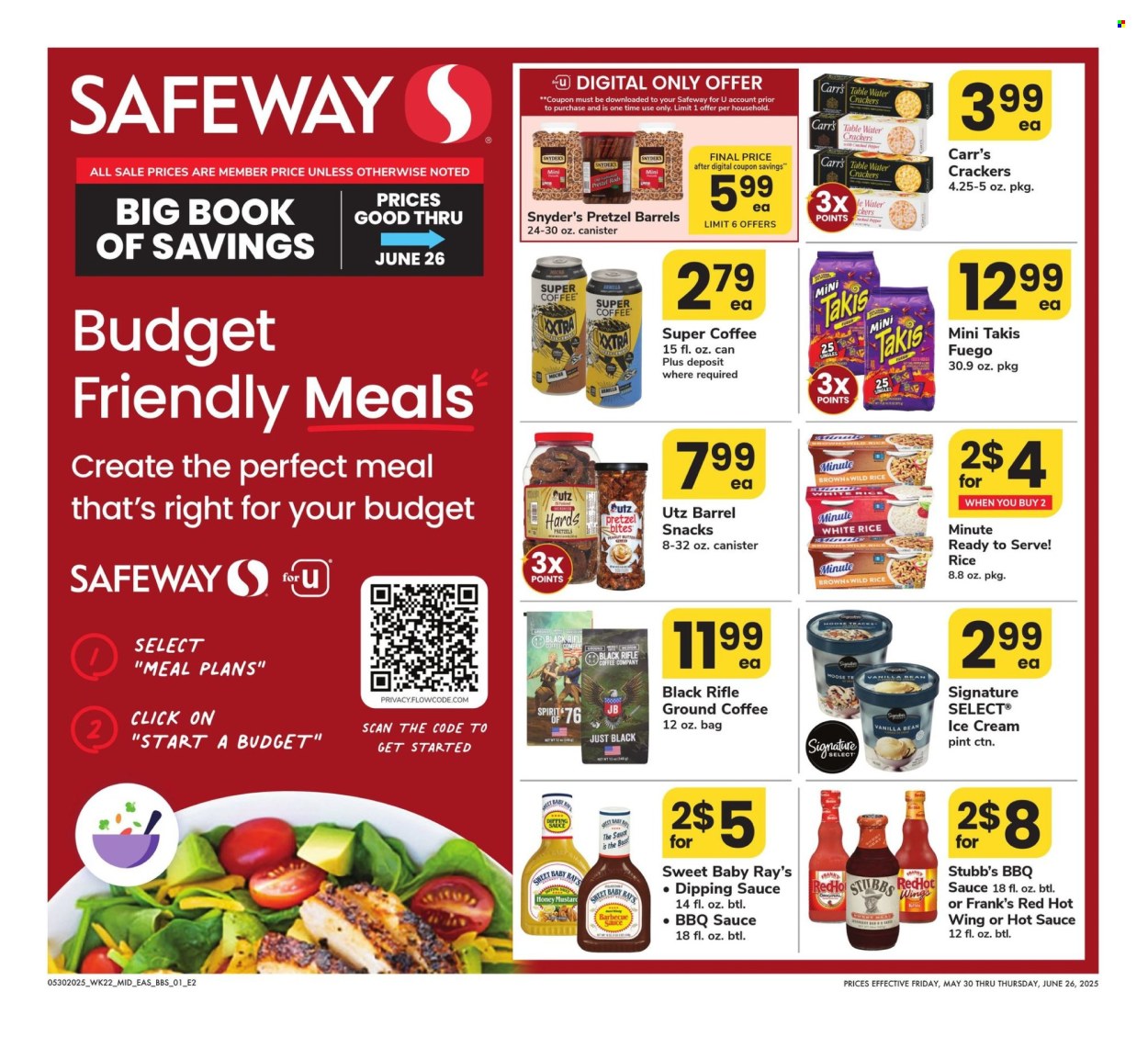 Safeway ad - 05/30/2025 - 06/26/2025. Page 1