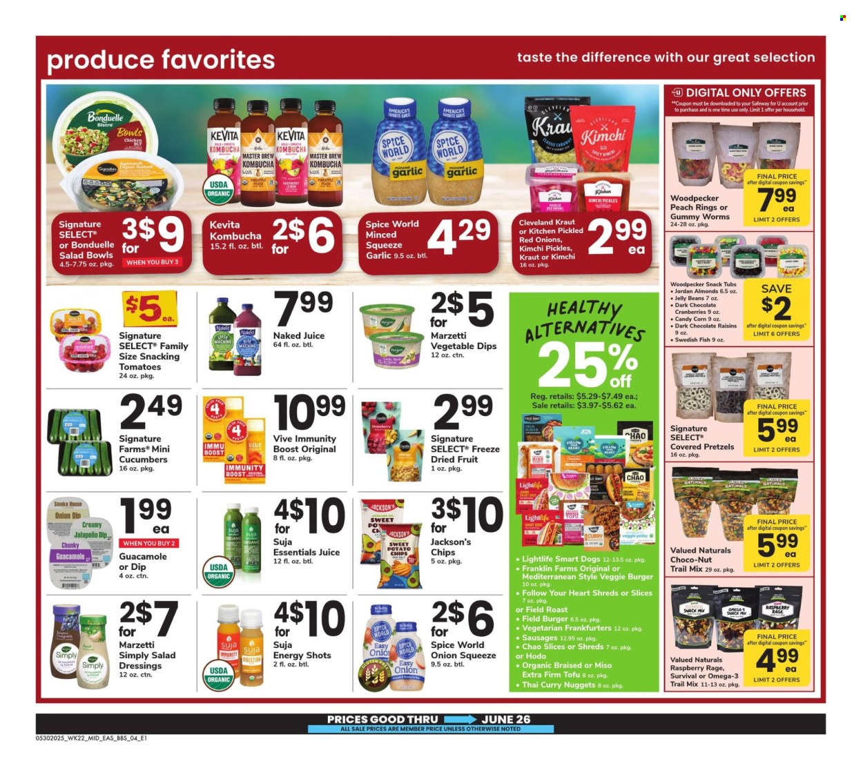 Safeway ad - 05/30/2025 - 06/26/2025. Page 4