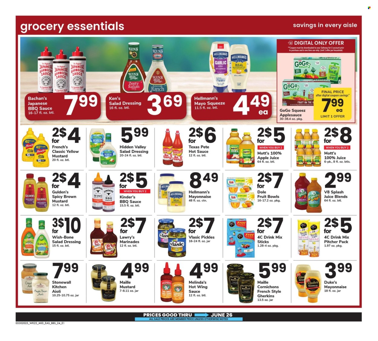 Safeway ad - 05/30/2025 - 06/26/2025. Page 24