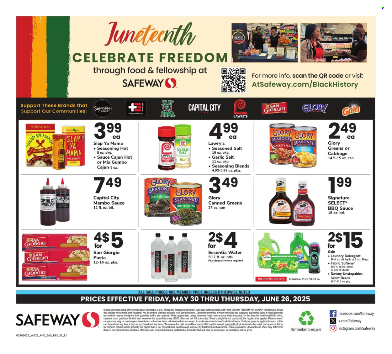 Safeway ad - 05/30/2025 - 06/26/2025. Page 32