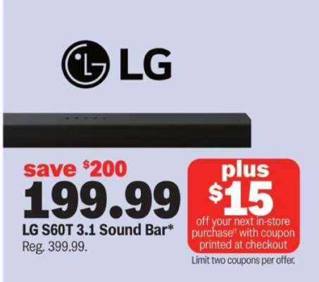 LG S60T 3.1 Sound Bar