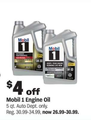 Mobil 1 Engine Oil*