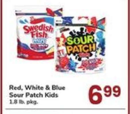 Red, White & Blue Sour Patch Kids