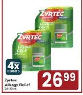 Zyrtec Allergy Relief