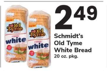 Schmidt’s Old Tyme White Bread