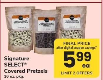 Signature SELECT Covered Pretzels