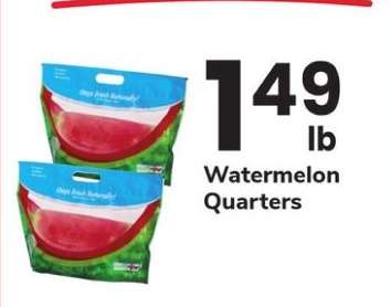 Watermelon Quarters