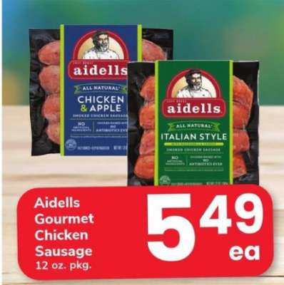Aidells Gourmet Chicken Sausage