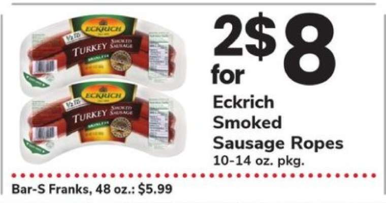 Eckrich Smoked Sausage Ropes