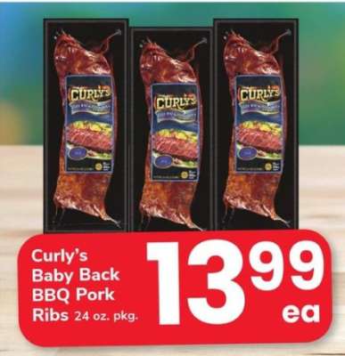 Curly’s Baby Back BBQ Pork Ribs