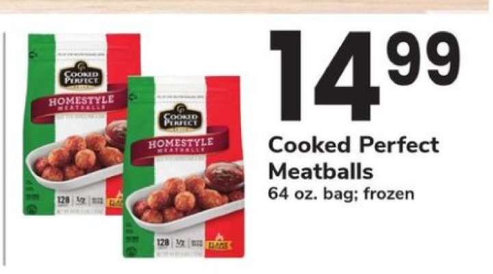 Cooked Perfect Meatballs