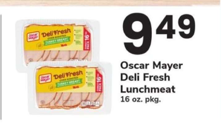 Oscar Mayer Deli Fresh Lunchmeat