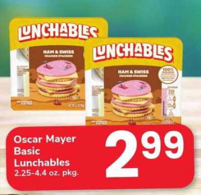 Oscar Mayer Basic Lunchables