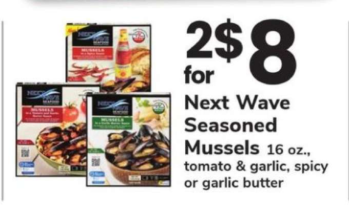 Next Wave Seasoned Mussels