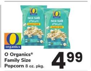 O Organics Family Size Popcorn