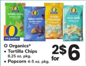 O Organics Tortilla Chips & Popcorn