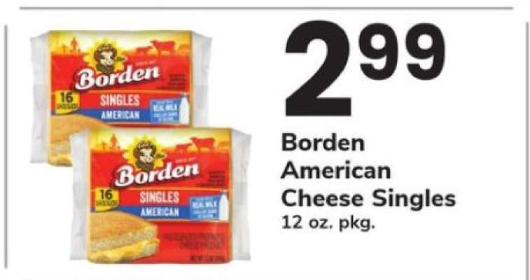 Borden American Cheese Singles