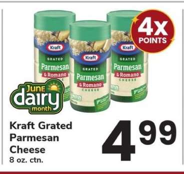 Kraft Grated Parmesan Cheese