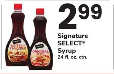 Signature Select Syrup