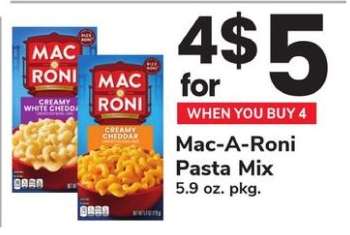 Mac A Roni Pasta Mix