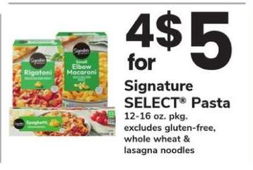 Signature Select Pasta