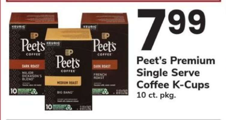Peet’s Premium Single Serve Coffee K-Cups