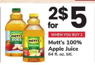 Mott's 100% Apple Juice