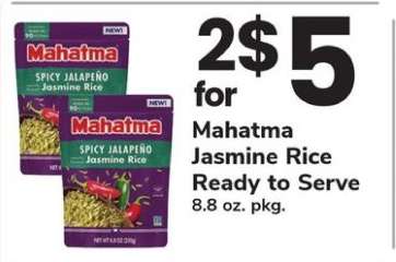 Mahatma Jasmine Rice Ready to Serve