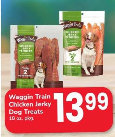 Waggin Train Chicken Jerky Dog Treats