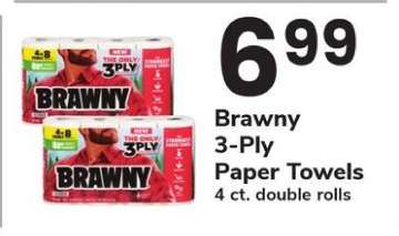Brawny 3 Ply Paper Towels