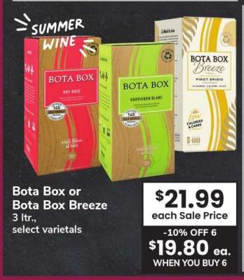 Bota Box or Bota Box Breeze