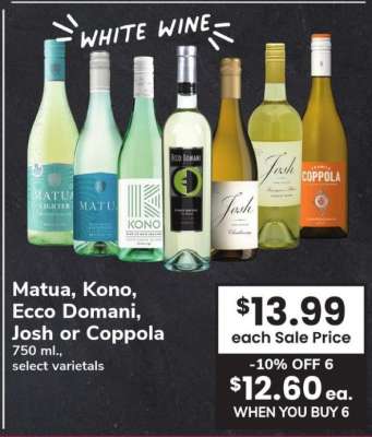 Matua, Kono, Ecco Domani, Josh or Coppola