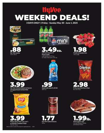 Hy-Vee Flyer - 05/30/2025 - 06/01/2025.