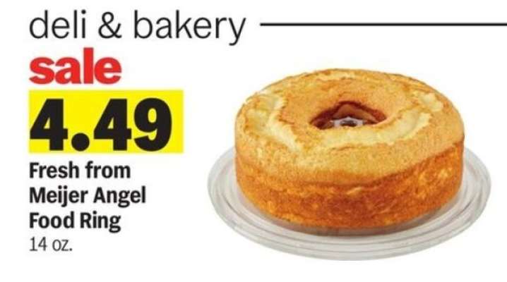 Fresh from Meijer Angel Food Ring