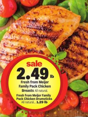 Fresh from Meijer Family Pack Chicken Breasts