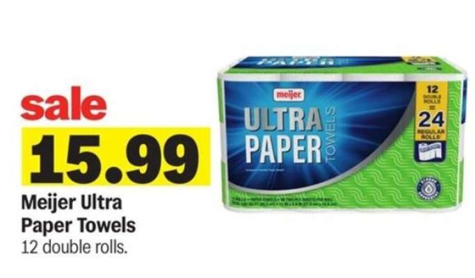 Meijer Ultra Paper Towels*