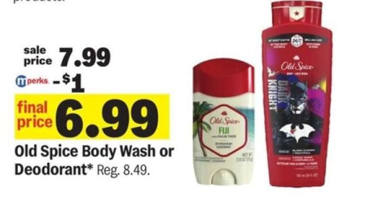 Old Spice Body Wash or Deodorant*