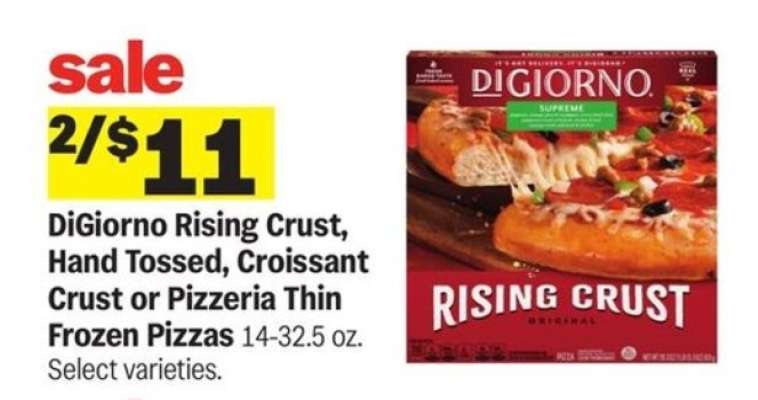 Digiorno frozen pizzas