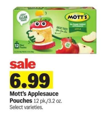 Mott's Applesauce Pouches