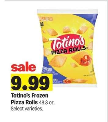 Totino's Frozen Pizza Rolls*