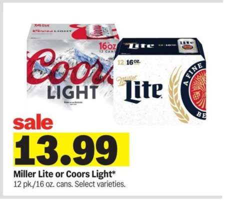 Miller Lite or Coors Light