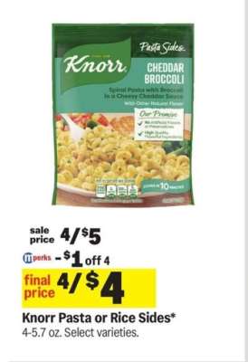 Knorr Pasta or Rice Sides