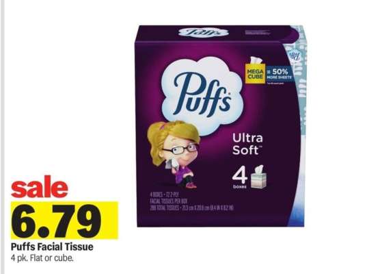Puffs Facial Tissue*