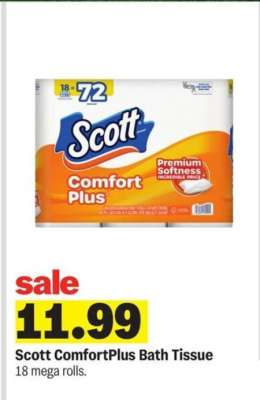 Scott ComfortPlus Bath Tissue*