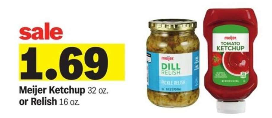 Meijer Ketchup or Relish