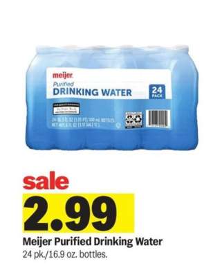 Meijer Purified Drinking Water