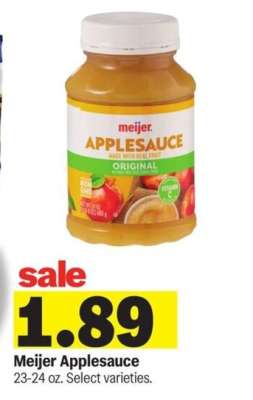 Meijer Applesauce