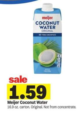 Meijer Coconut Water